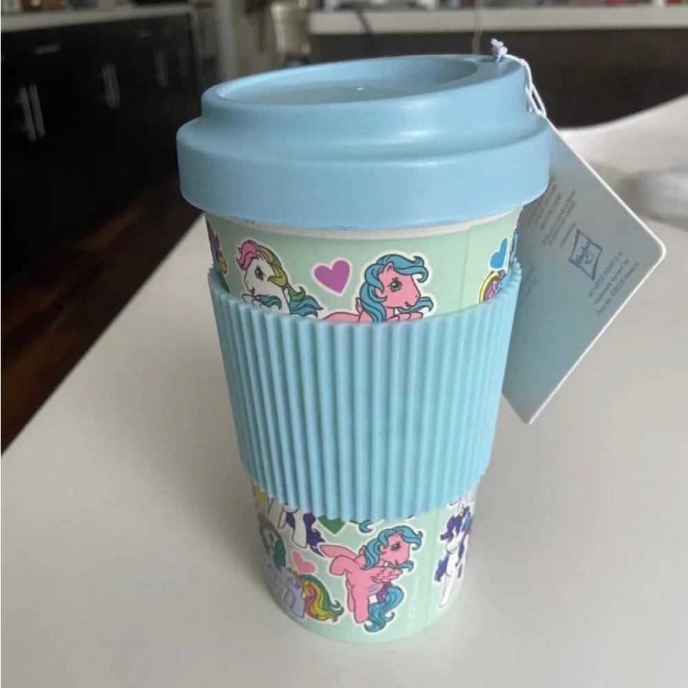 My Little Pony G1 Reusable Travel Mug Cup Licensed 2022 New NWT Hasbro
